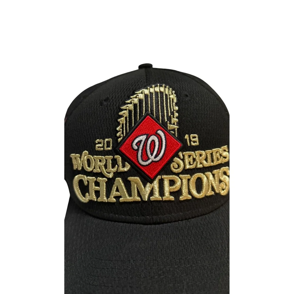 Washington Nationals 2019 World Series Champions Black New Era Baseball Cap Mens